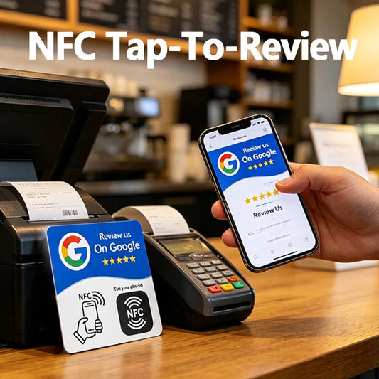 Card NFC programmabile per recensioni Google