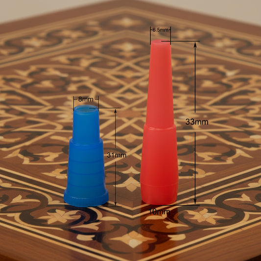 Boccagli Usa e Getta per Narghilè – 100 pz, Colorati, in Plastica Acrilica