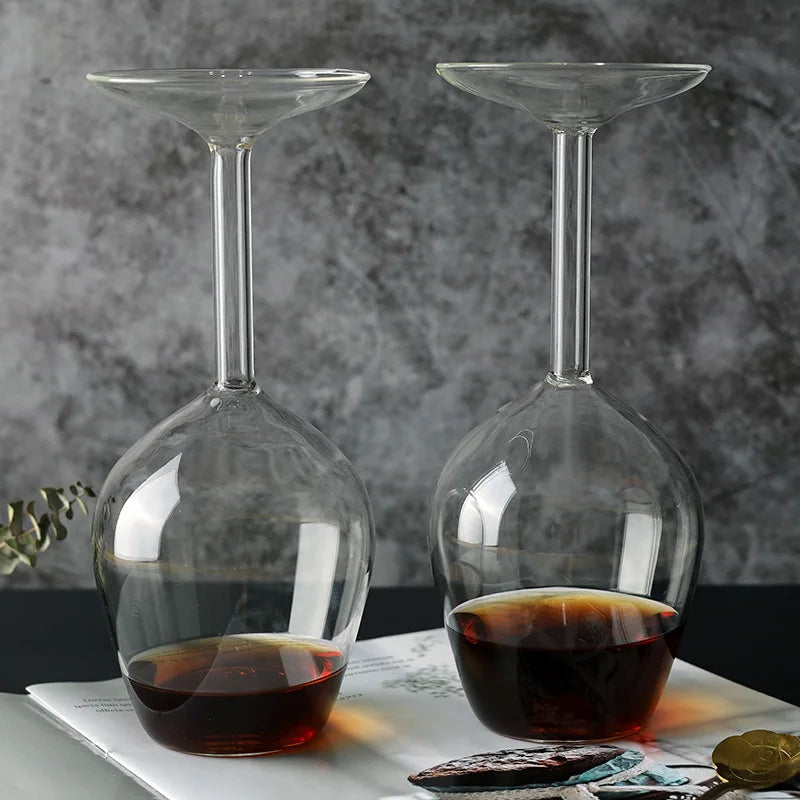 Bicchiere da Cocktail Rovesciato 380ml — Vetro Borosilicato per Liquori e Aperitivi