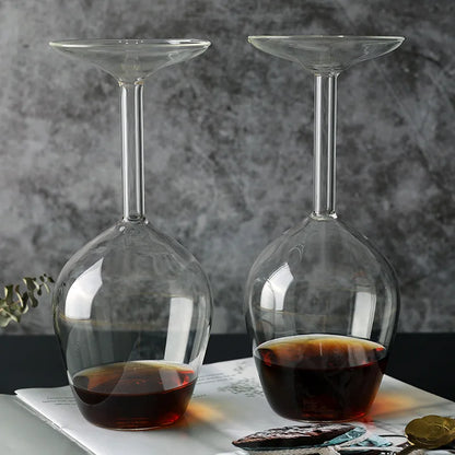 Bicchiere da Cocktail Rovesciato 380ml — Vetro Borosilicato per Liquori e Aperitivi