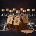 Transparente Mini-Flaschen 50ml — Set mit 10, 30, 50 oder 100 Stück für Partys und Events