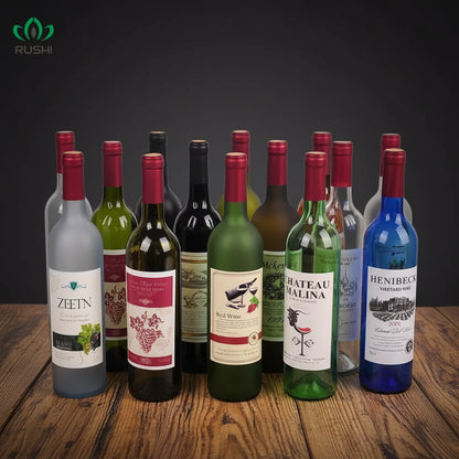 Bottiglia per Vino Vuota da 750ml, Stile Arenaria Opaca, Ideale per Hotel e Ristoranti