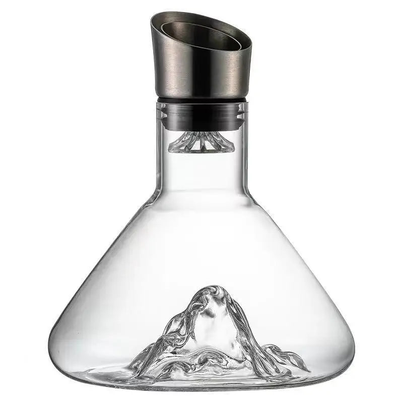 Dekanter Iceberg 1,5L — Mundgeblasenes Kristall mit integriertem Luftbelüfter