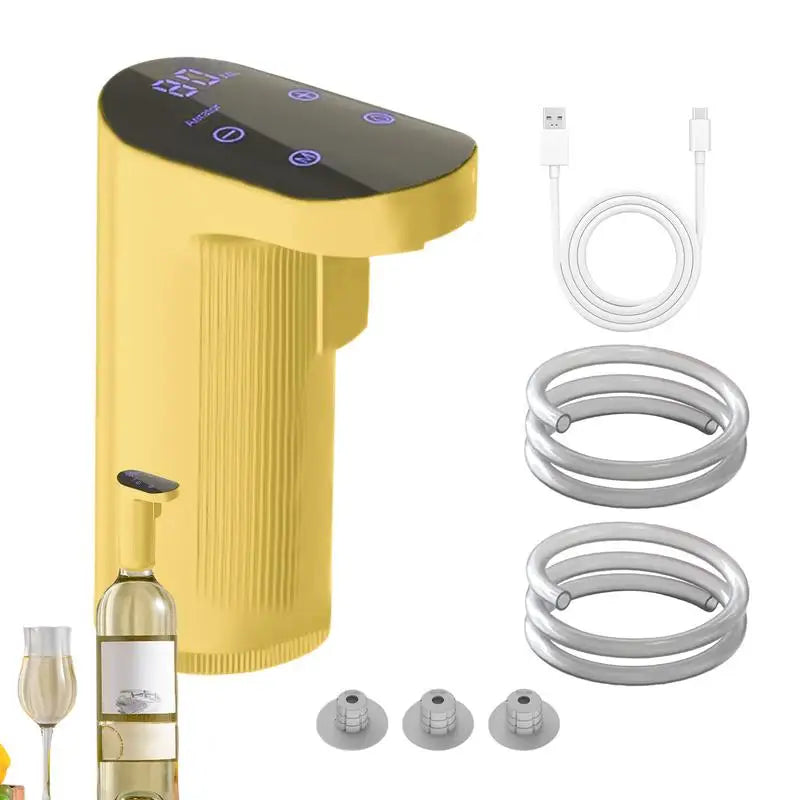 Elektrischer Dekanter für Wein und Whisky — Automatischer USB-Aerator mit 3 Korken