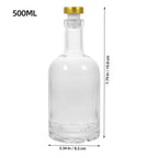 bottiglie in vetro(500ml)