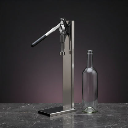 Tappatore Manuale per Bottiglie di Vino – Acciaio Inox 304