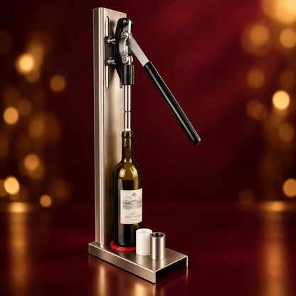 Tappatrice Manuale per Bottiglie di Vino in Acciaio Inox