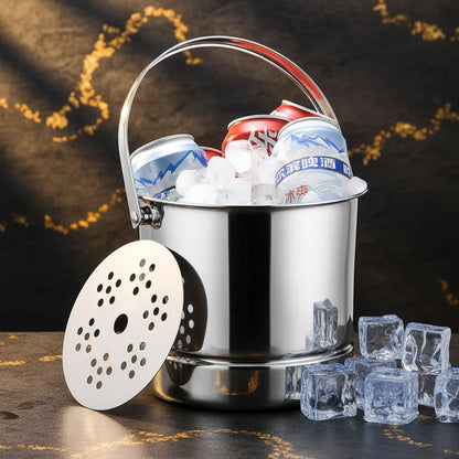 Eiskübel aus Edelstahl — elegant und hygienisch für Bar und Zuhause