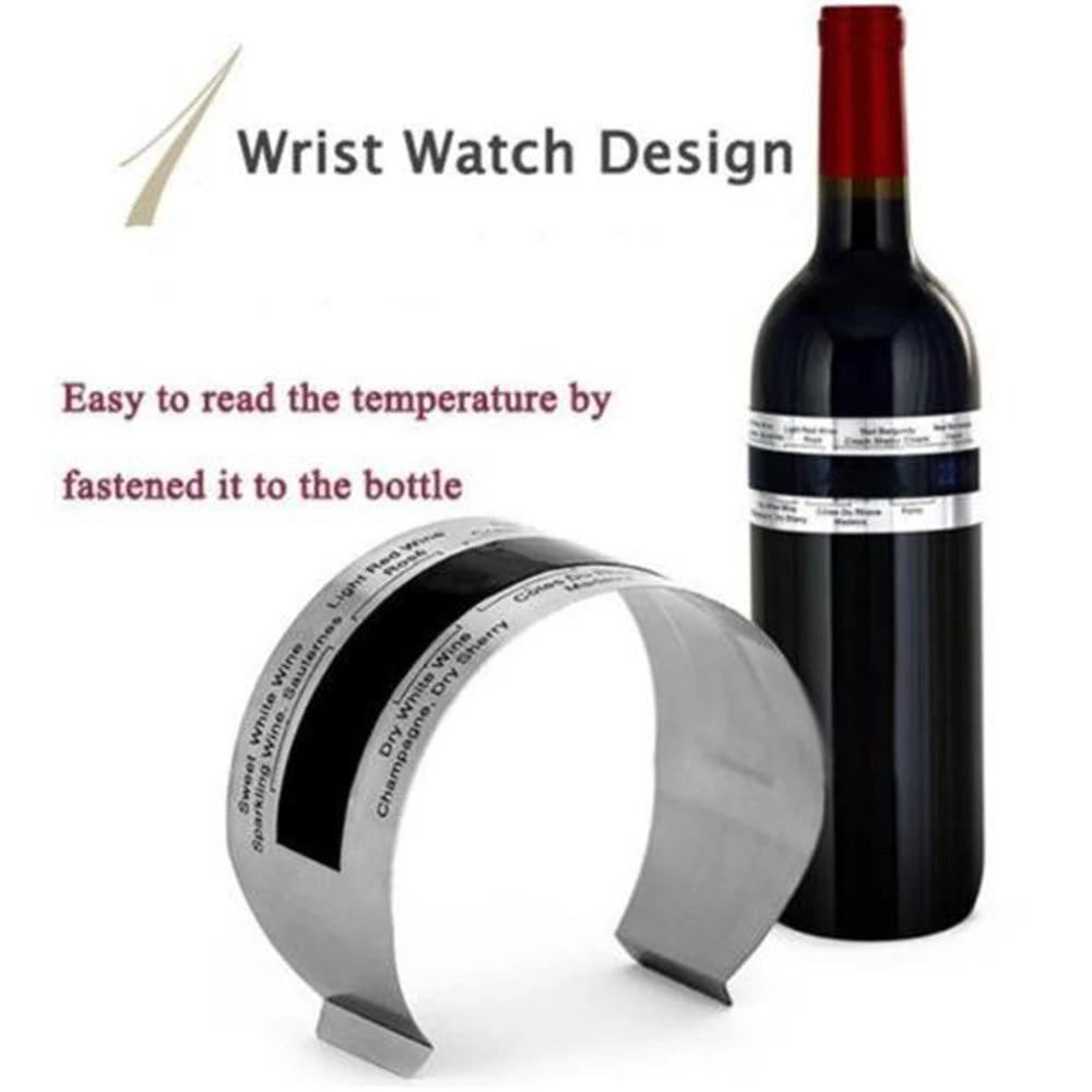 Termometro per collo di bottiglia con display LCD