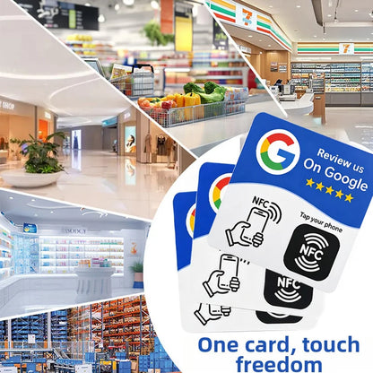 Card NFC programmabile per recensioni Google