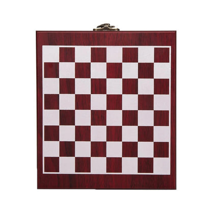 Scacchiera con Set di Apribottiglie — Regalo Originale per Amanti del Vino e degli Scacchi