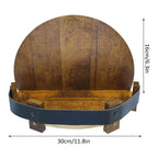 Portabottiglie da parete in legno