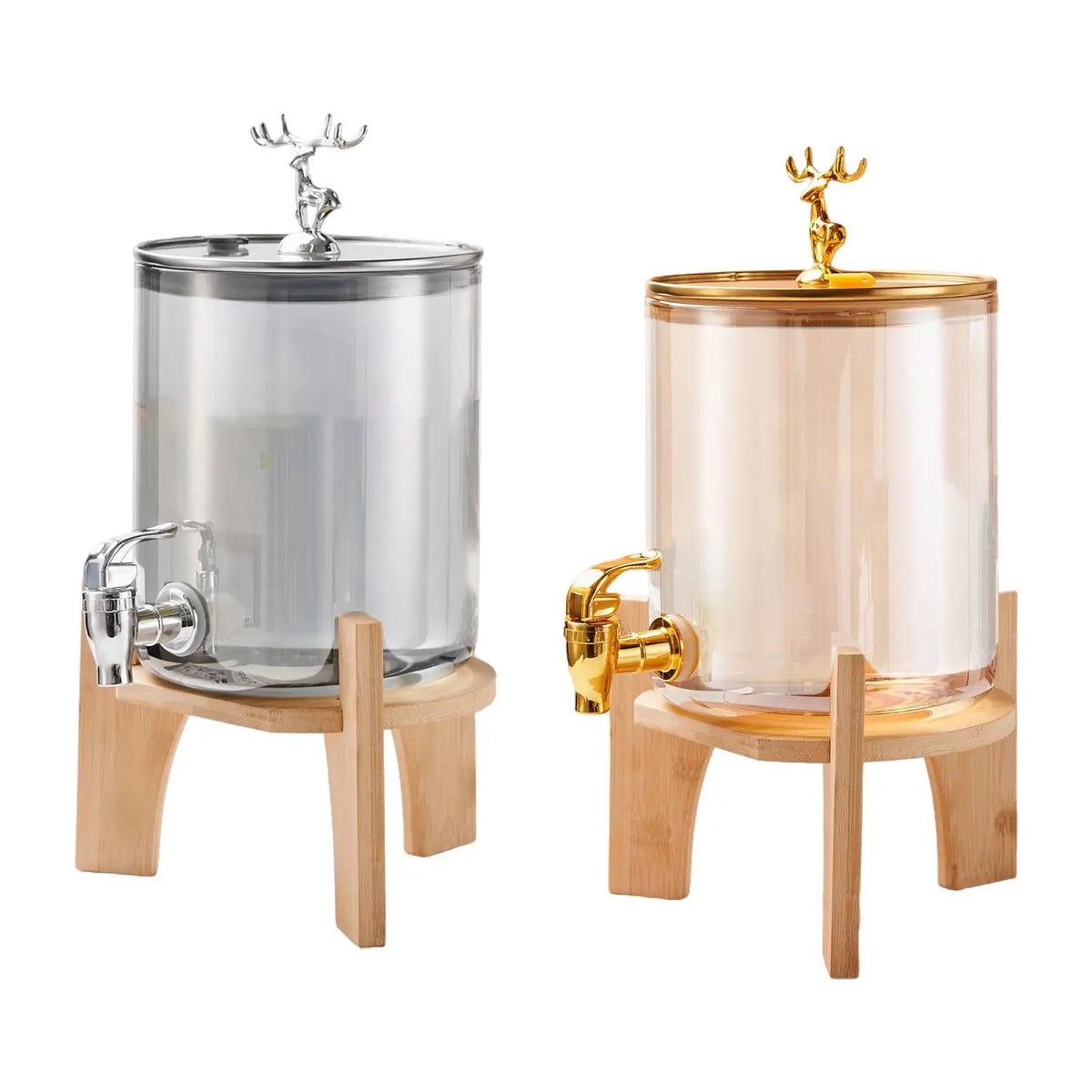 Dispenser per Bevande in Vetro con Rubinetto e Stand – 3,6L