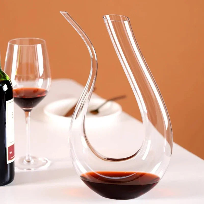 Grande Caraffa Decanter 1,5L in Cristallo Artigianale — per Vino e Liquori
