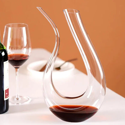 Grande Caraffa Decanter 1,5L in Cristallo Artigianale — per Vino e Liquori