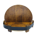 Portabottiglie da parete in legno