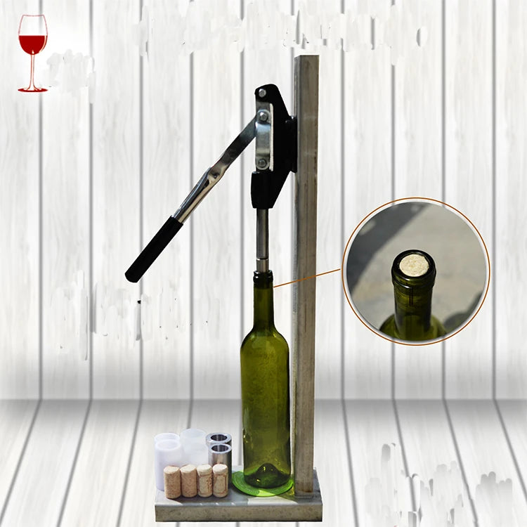 Tappatore Manuale per Bottiglie di Vino – Acciaio Inox 304