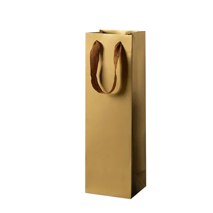 Sacchetti in Carta Kraft per Bottiglia di Vino con Manico | 15 Colori | Set da 10 pz