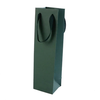 Sacchetti in Carta Kraft per Bottiglia di Vino con Manico | 15 Colori | Set da 10 pz