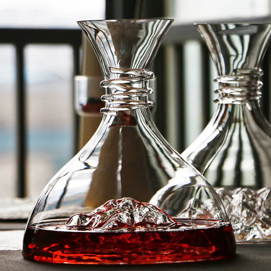Grande Caraffa Decanter per Vino Rosso da 1,8L — Cristallo Certificato FCM