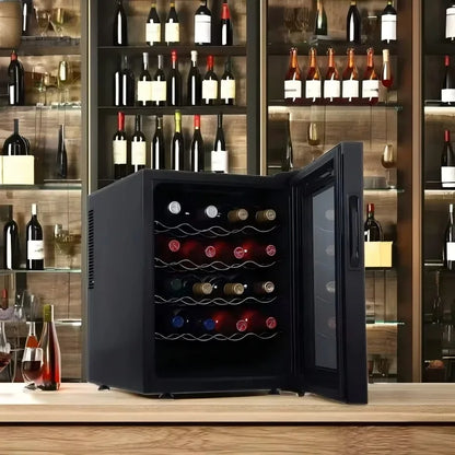 Cantinetta Vini Mini a Compressore con Protezione UV — Controllo Temperatura Preciso