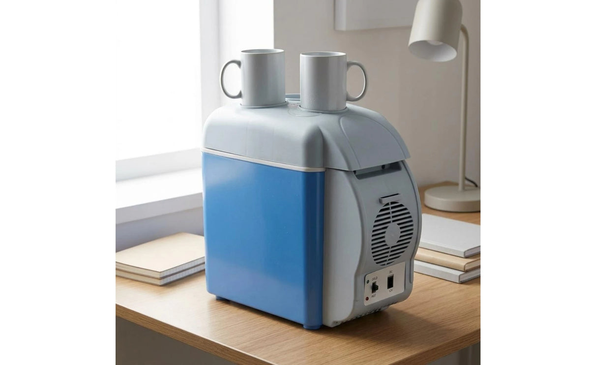 Mini Frigo Portatile 7,5L – 12V/220V per Auto, Ufficio e Degustazioni