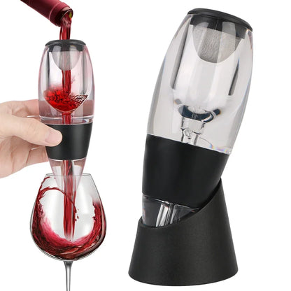Decanter Professionale Untior 28362 — Aerazione Rapida con Filtro, Certificato CE