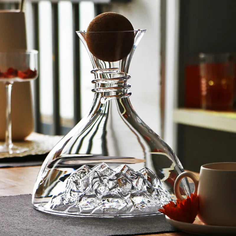 Grande Caraffa Decanter per Vino Rosso da 1,8L — Cristallo Certificato FCM