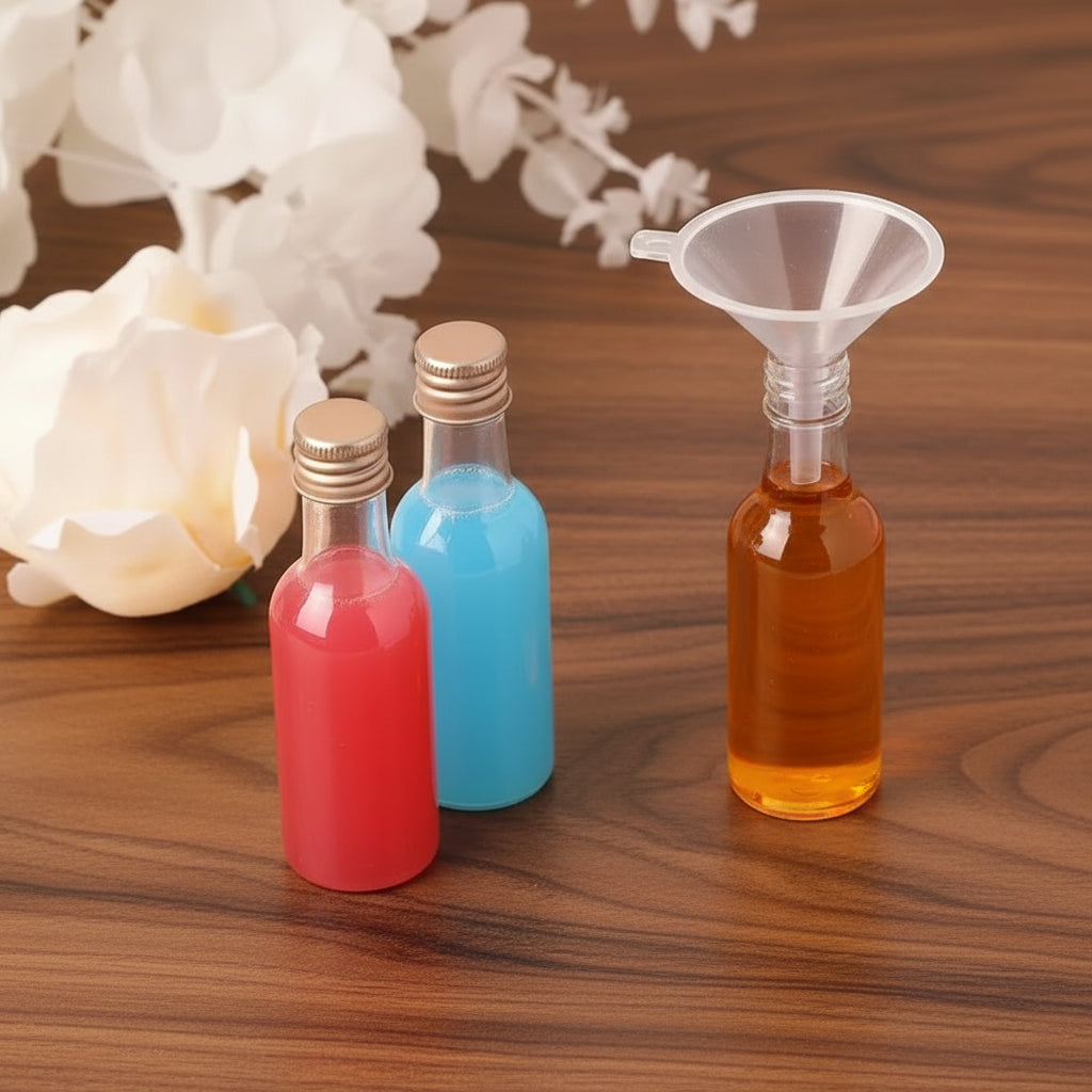 Transparente Mini-Flaschen 50ml — Set mit 10, 30, 50 oder 100 Stück für Partys und Events
