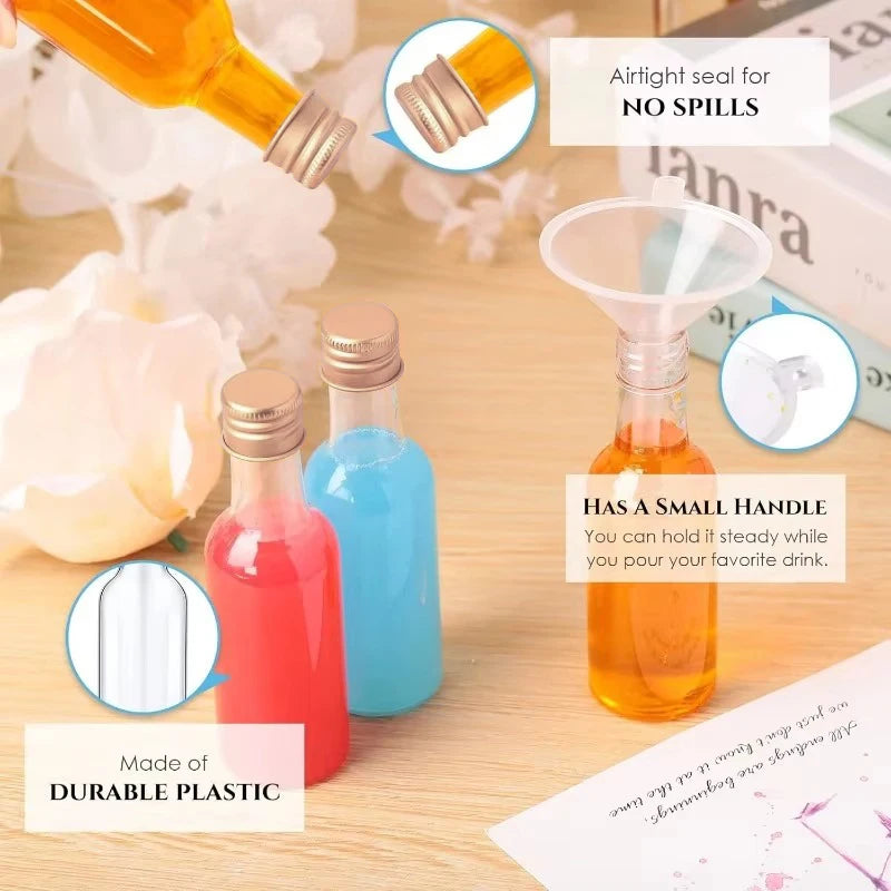 Set di 10/30/50/100 bottigliette di plastica per liquori