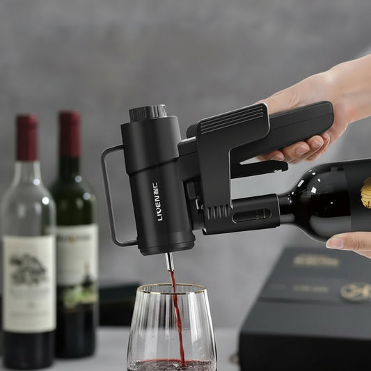 Aeratore per Vino Sottovuoto con Ago – Conservazione al Bicchiere Senza Aprire la Bottiglia