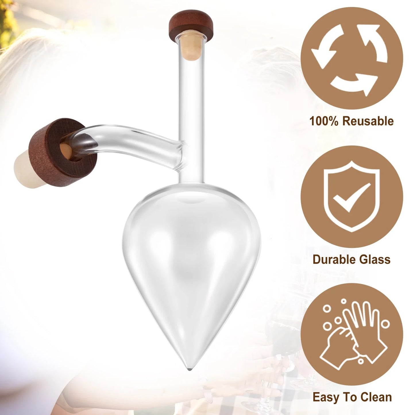 Weinbelüfter und -ausgießer Untior — Italienisches Design für Wein und Whisky
