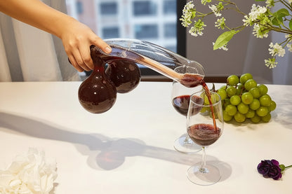 Set Decanter Creativo mit Gläsern — Originaler Spender für Whisky, Cocktails und Wein