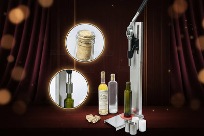 Tappabottiglie da Banco Manuale – Macchina per Tappare Bottiglie di Vino
