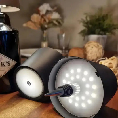 Lampada da Bottiglia LED Ricaricabile – RGB Dimmerabile per Bar e Ristorante