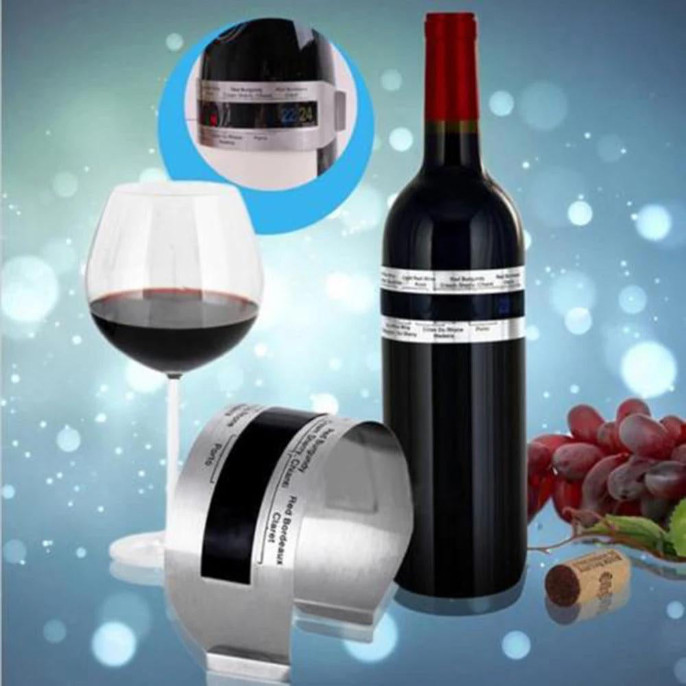 Termometro per collo di bottiglia con display LCD