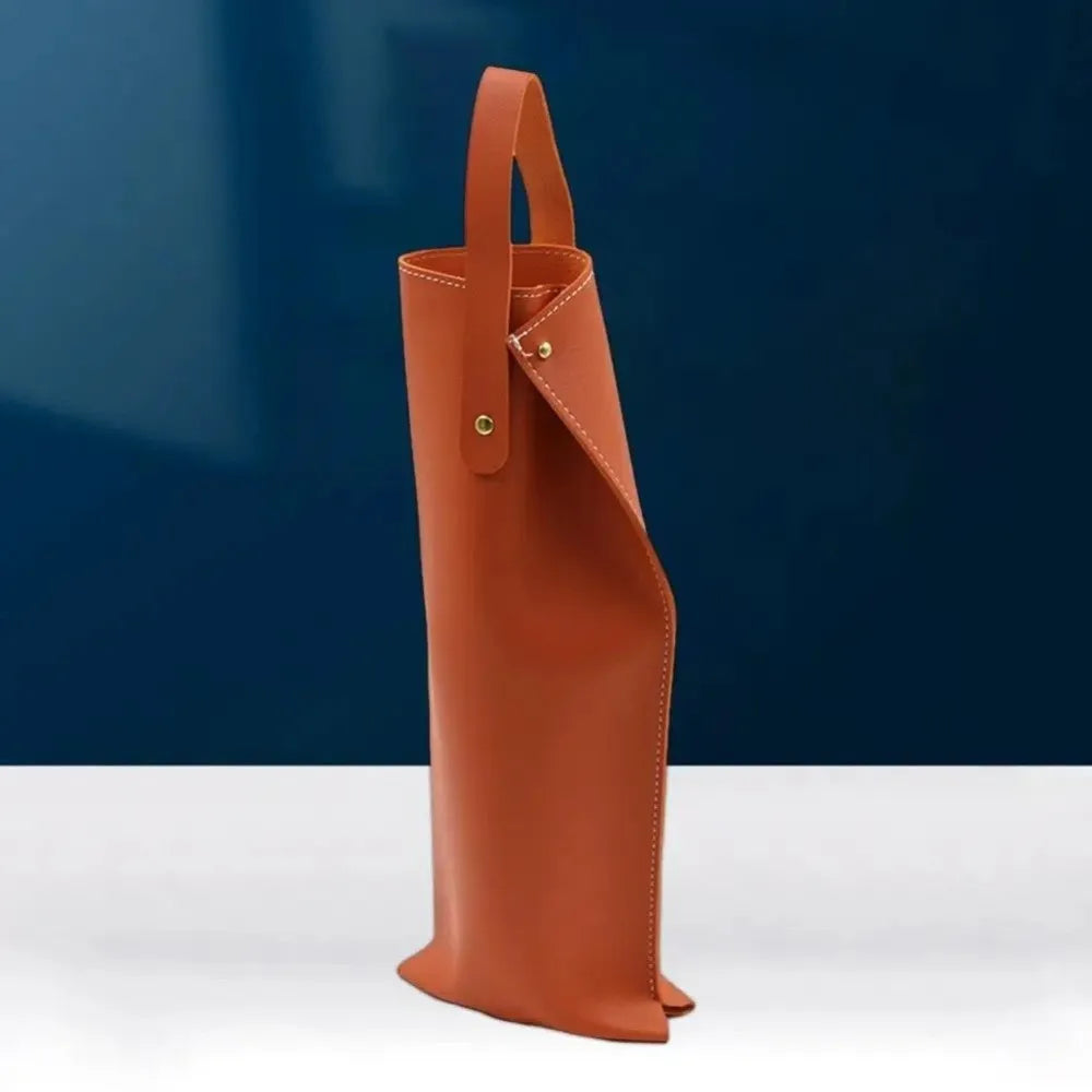 Borsa Portabottiglia Vino in Similpelle con Manico