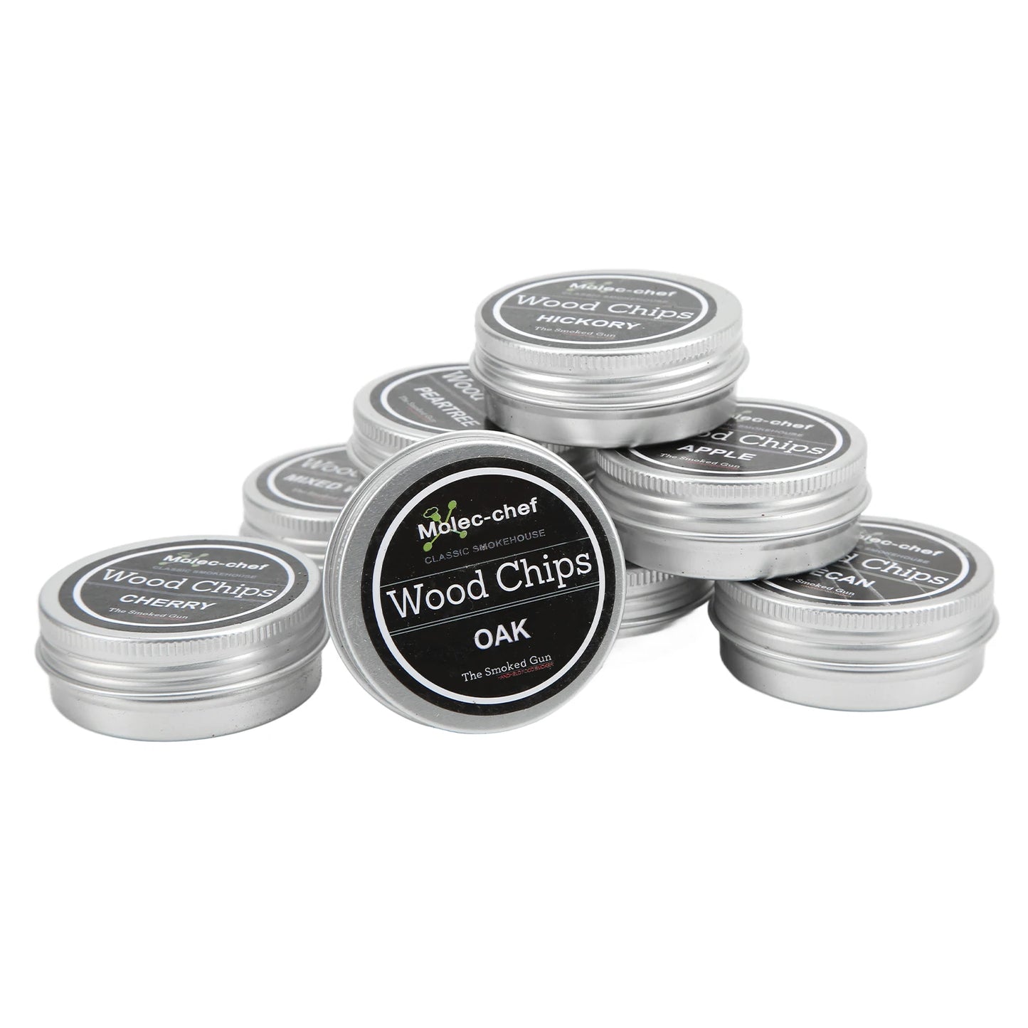 Kit Affumicatore Cocktail – 8 Tipi di Trucioli di Legno per Whiskey e Drink