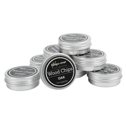 Kit Affumicatore Cocktail – 8 Tipi di Trucioli di Legno per Whiskey e Drink
