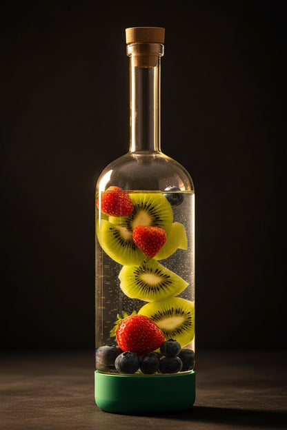 Graduierte Barflasche 800ml — professionelles Zubehör für Cocktails und Wein