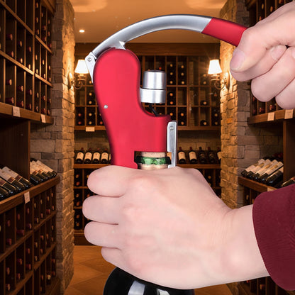 Apribottiglie a Leva per Vino — Estrattore di Tappi ad Alta Precisione