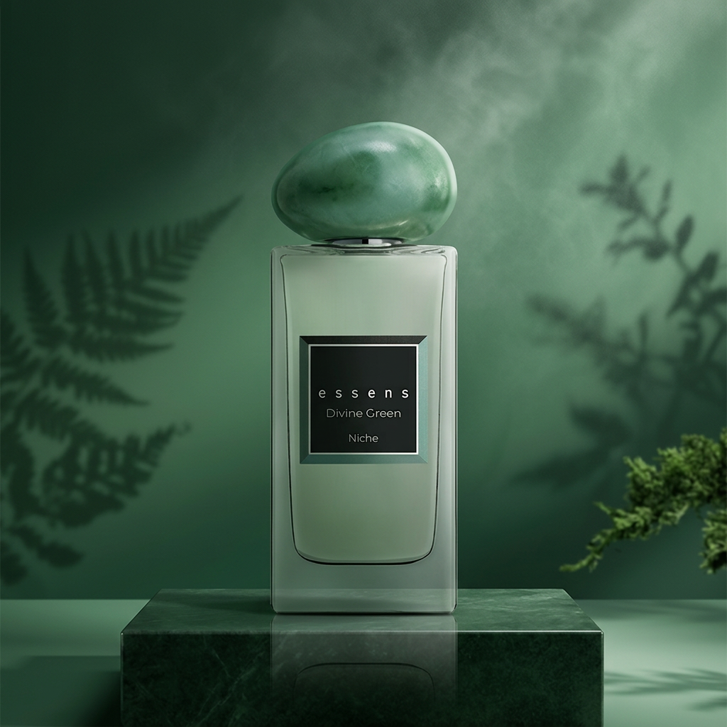 Divine Green con sfondo verde elegante