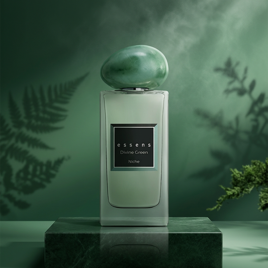 Divine Green con sfondo verde elegante