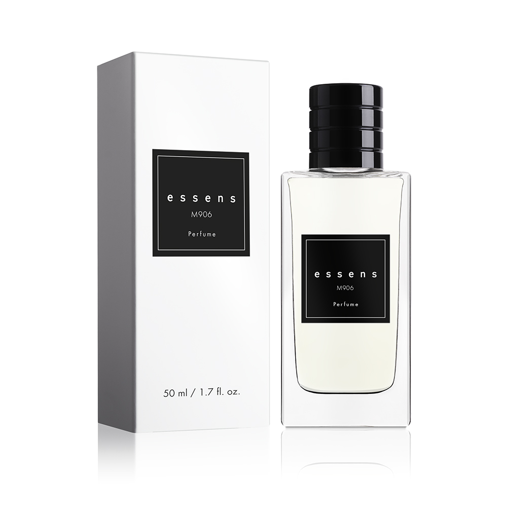 Profumo ESSENS M906 con flacone e confezione da 50 ml