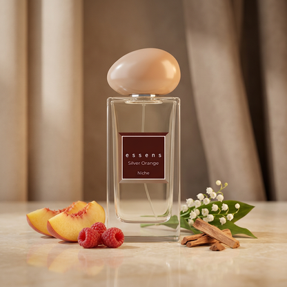 Silver Orange Niche con sfondo elegante