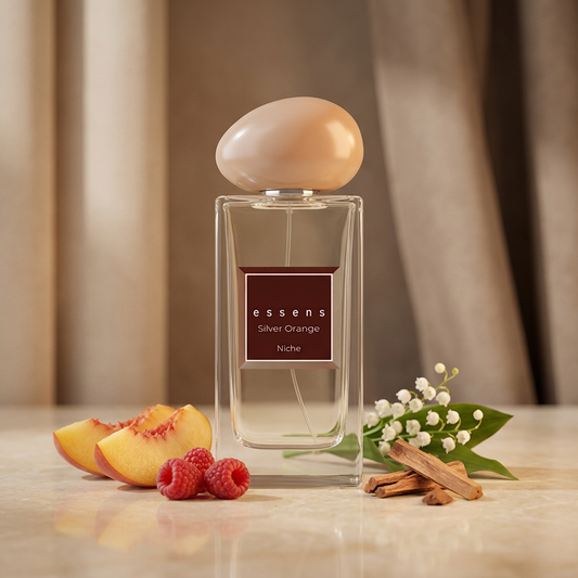 Silver Orange Niche con sfondo elegante
